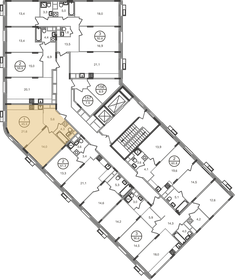 45,6 м², 1-комнатная квартира 13 994 567 ₽ - изображение 76