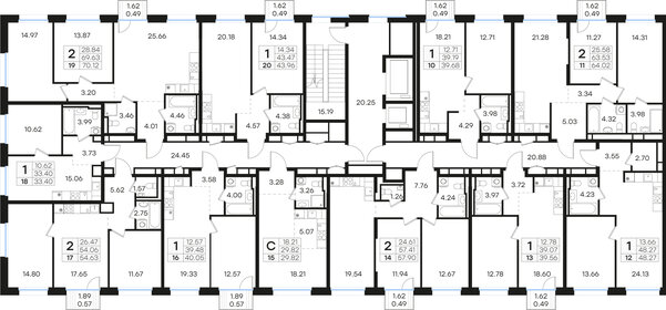 Квартира 48,3 м², 1-комнатная - изображение 2
