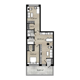 133 м², 3-комнатная квартира 14 000 000 ₽ - изображение 74