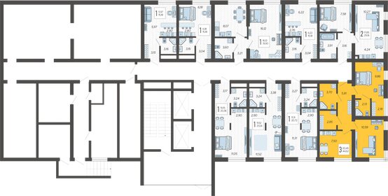 45,7 м², 2-комнатная квартира 15 887 504 ₽ - изображение 12