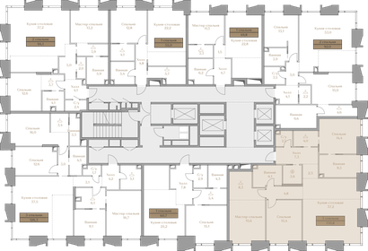 158 м², 4-комнатная квартира 170 000 000 ₽ - изображение 102