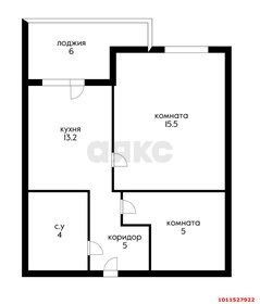 Квартира 48,7 м², 1-комнатная - изображение 1