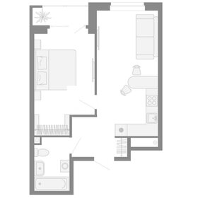 Квартира 43,4 м², 2-комнатная - изображение 2