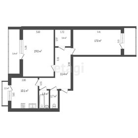 Квартира 73,4 м², 2-комнатная - изображение 3