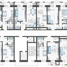 Квартира 64,5 м², 2-комнатная - изображение 2