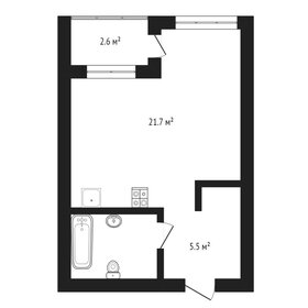 34,5 м², 1-комнатная квартира 3 300 000 ₽ - изображение 101