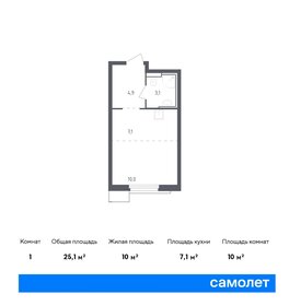 24,6 м², апартаменты-студия 8 641 426 ₽ - изображение 26