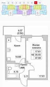 37,7 м², 1-комнатная квартира 2 939 820 ₽ - изображение 20