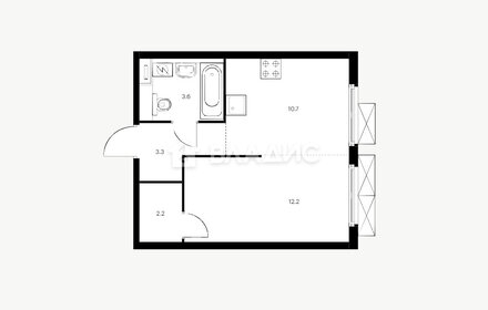 Квартира 32 м², 1-комнатная - изображение 1