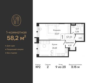 50 м², 2-комнатные апартаменты 20 000 000 ₽ - изображение 109