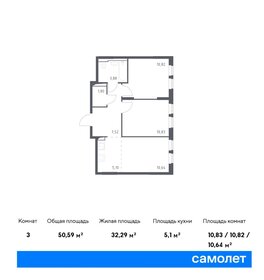 48,2 м², 2-комнатная квартира 11 230 600 ₽ - изображение 17