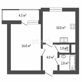 36,9 м², 1-комнатная квартира 14 900 000 ₽ - изображение 56