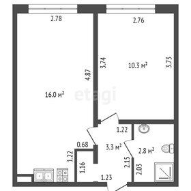 Квартира 32,4 м², 1-комнатная - изображение 2