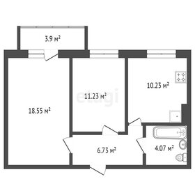40,8 м², 1-комнатная квартира 7 805 040 ₽ - изображение 5