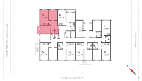 51,4 м², 2-комнатная квартира 5 140 000 ₽ - изображение 28