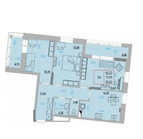 80 м², 3-комнатная квартира 10 299 000 ₽ - изображение 35