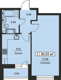 37,4 м², 1-комнатная квартира 5 902 880 ₽ - изображение 9