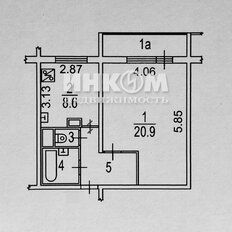 Квартира 39 м², 1-комнатная - изображение 1