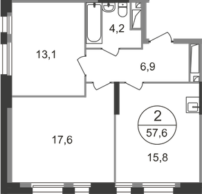 58,3 м², 2-комнатная квартира 12 123 714 ₽ - изображение 25