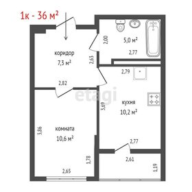 Квартира 36 м², 1-комнатная - изображение 1