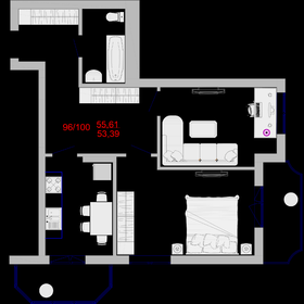 64 м², 2-комнатная квартира 17 350 000 ₽ - изображение 29