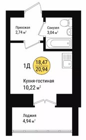 Квартира 20,9 м², студия - изображение 1