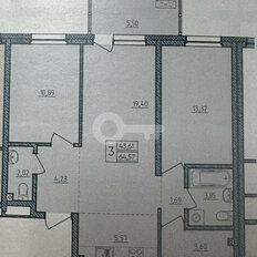 Квартира 70,1 м², 3-комнатная - изображение 2