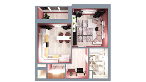 38,3 м², 1-комнатная квартира 3 600 200 ₽ - изображение 26