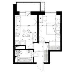 Квартира 41,1 м², 2-комнатная - изображение 2