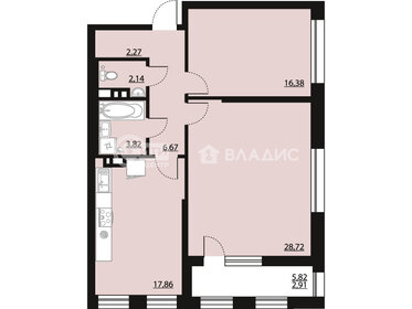 Квартира 80,8 м², 2-комнатная - изображение 1