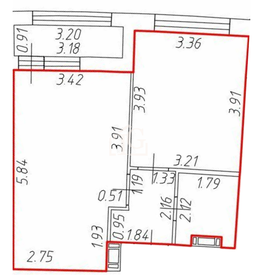 Квартира 38,2 м², 1-комнатная - изображение 3