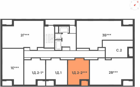 38,2 м², 1-комнатная квартира 14 600 000 ₽ - изображение 43