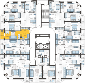 18,3 м², квартира-студия 3 200 000 ₽ - изображение 113