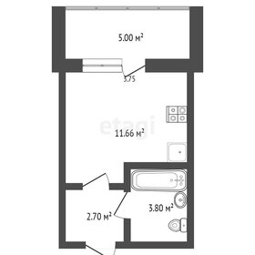 Квартира 24,5 м², студия - изображение 1