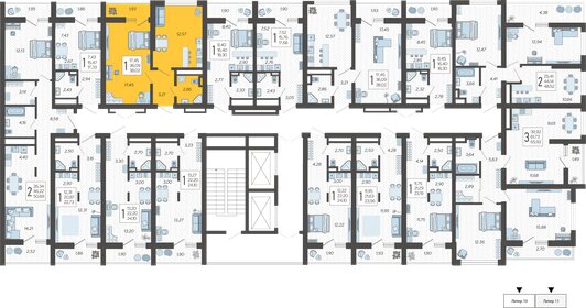 38 м², 1-комнатные апартаменты 15 500 000 ₽ - изображение 181