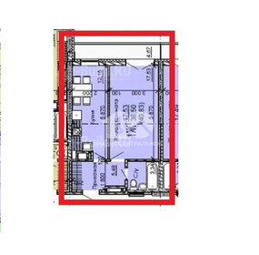 Квартира 38,2 м², 1-комнатная - изображение 1