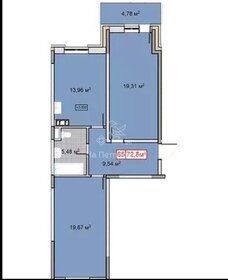 62,6 м², 2-комнатная квартира 17 800 000 ₽ - изображение 25