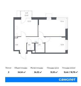 Квартира 35,8 м², 1-комнатная - изображение 1