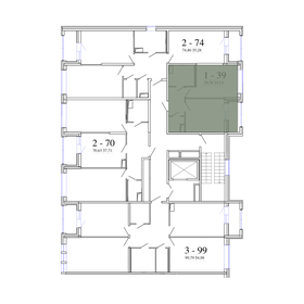 37 м², 1-комнатная квартира 16 870 000 ₽ - изображение 55