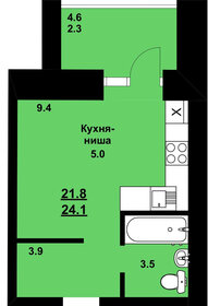 24,9 м², квартира-студия 6 300 000 ₽ - изображение 43