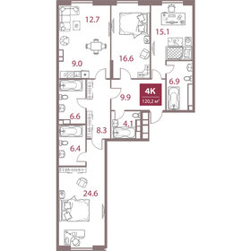 115 м², 3-комнатная квартира 74 000 000 ₽ - изображение 101