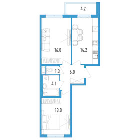 60,6 м², 2-комнатная квартира 8 350 000 ₽ - изображение 10