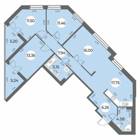 Квартира 99,2 м², 4-комнатная - изображение 1
