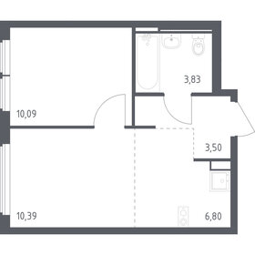 Квартира 34,6 м², 1-комнатная - изображение 1