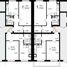 Квартира 36 м², 1-комнатная - изображение 2