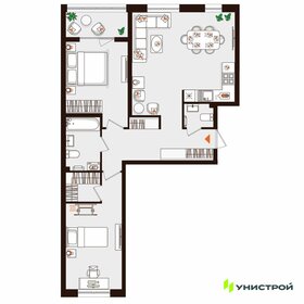 Квартира 74,5 м², 2-комнатная - изображение 1