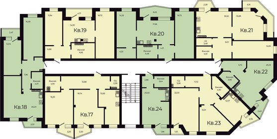 59,6 м², 3-комнатная квартира 4 800 000 ₽ - изображение 52