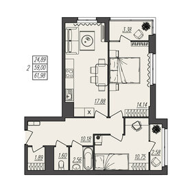 98 м², 3-комнатная квартира 19 000 000 ₽ - изображение 81