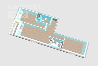 Квартира 74,2 м², 3-комнатная - изображение 2