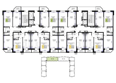 28,5 м², 2-комнатная квартира 2 200 000 ₽ - изображение 67